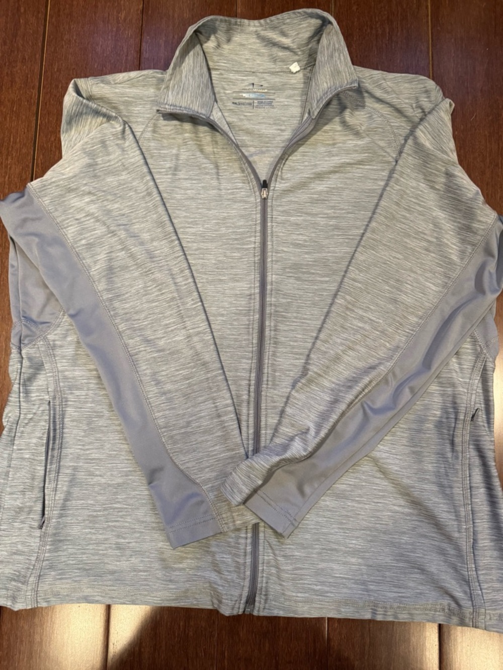 Light Gray Full-Zip Women's Active Jacket
